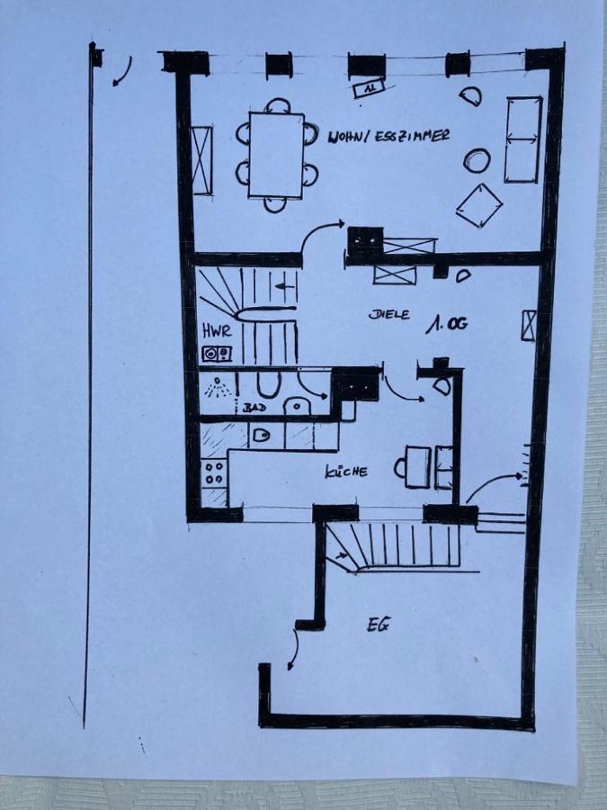Gaestewohnung Lipperland Lage  Екстериор снимка